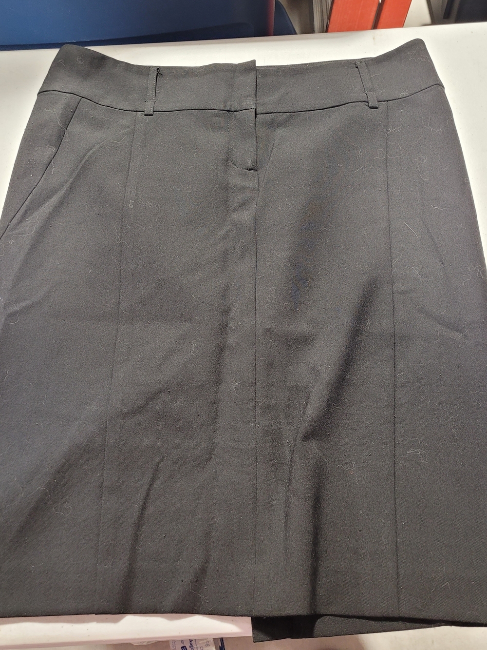 Express Black Pencil Skirt with Belt Loops